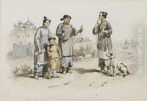 A Group Of Women Winding Cotton