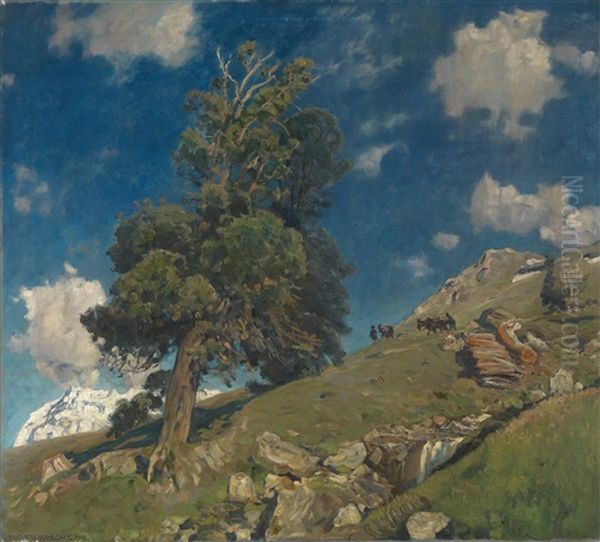 Monte Rosa Und Arven - view 1