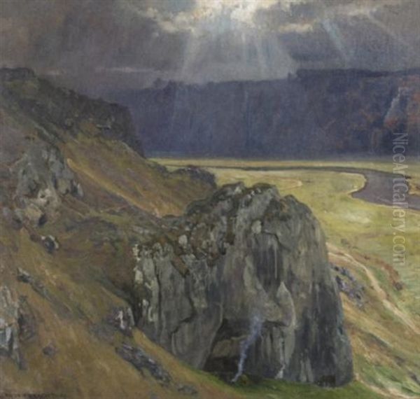 Felslandschaft Aus Der Rauhen Alb - view 1
