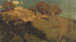Chateau Des Quatre Tours by Eugen Felix Prosper Bracht