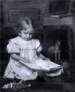 Girl Reading by Emil Brack