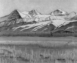 Eiger, Monch Und Jungfrau by Max Eugen Brack