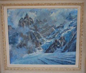 Glacier Et Cime Enneigee, Chamonix