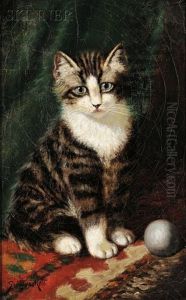 Portrait Of A Tiger Kitten