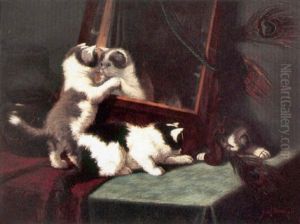 Playful Kittens by Sidney Lawrence Brackett