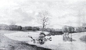 October On The Charles River by Sidney Lawrence Brackett