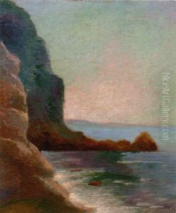 A Rocky Coastline by Felix Bracquemond