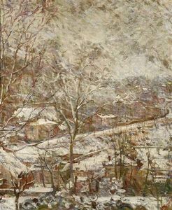 Paysage D'hiver by Marie Bracquemond