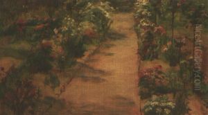 L'allee Dans Le Jardin by Marie Bracquemond