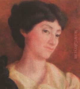 Portrait De Femme by Pierre Bracquemond