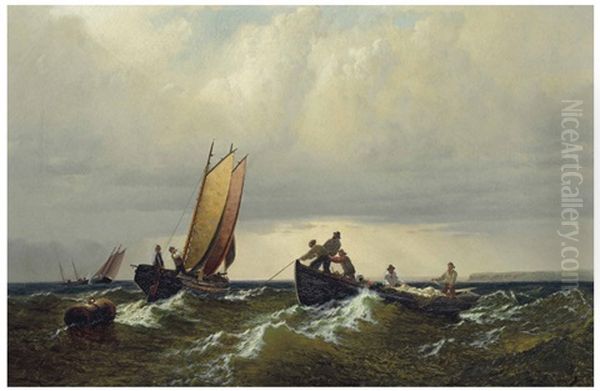 Fishermen On The Bay Of Fundy - view 1