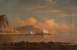 Arctic Sunset Off Labrador