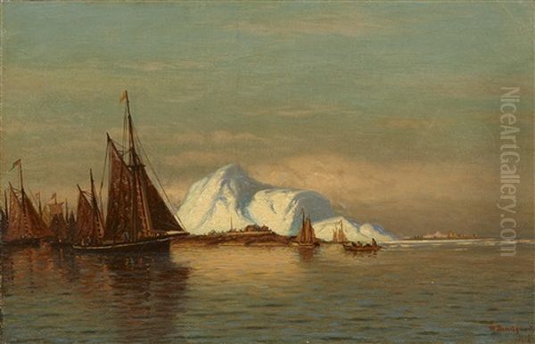 Whalers Off An Arctic Village - view 1
