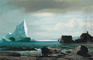 Iceberg On The Newfoundland Coast by William Bradford