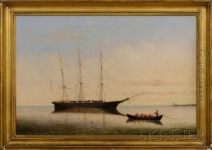 Portrait Of The Whaleship Young Hector Of Clark's Point, New Bedford