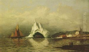 Icebergs Off The Canadian Coast by William Bradford
