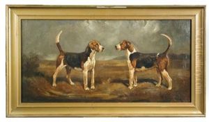 Study Of A Foxhound Couple
