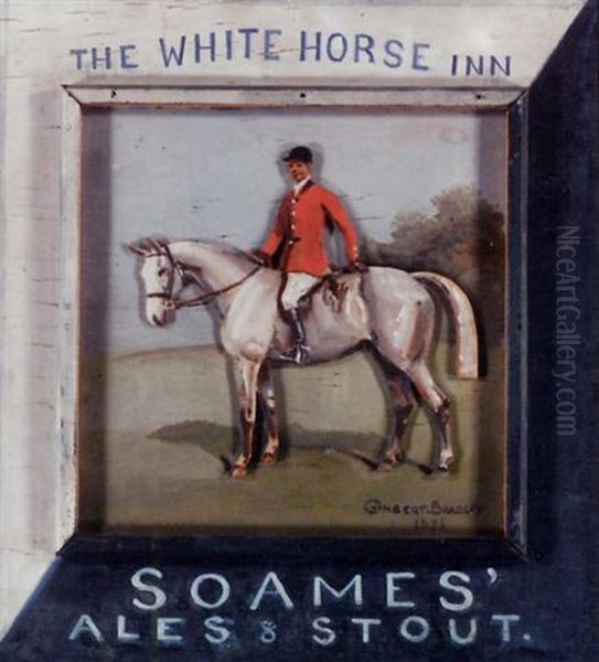 Design For The Trade Sign Of The White Horse Inn Public House - view 1