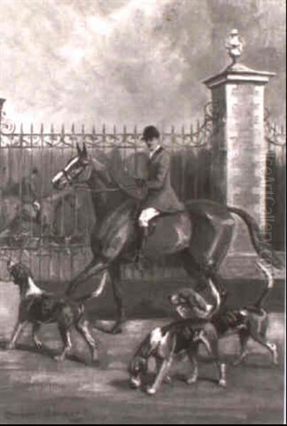 The Joint Master Of The Fitzwilliam Hunt At Home - Thornhaugh - view 1