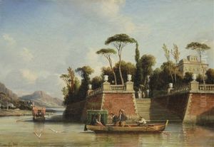 Promenade Sur Le Lac by William Bradley