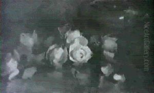 Still Life With Yellow Roses by Eva Theresa Bradshaw