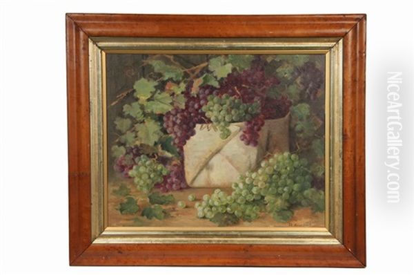 Grapes In Birch Bark Baskets - view 1