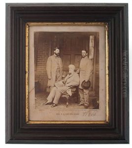 General Robert E. Lee And Staff, Autographed Photograph By Brady