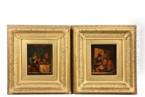 Two Flemish Tavern Scenes