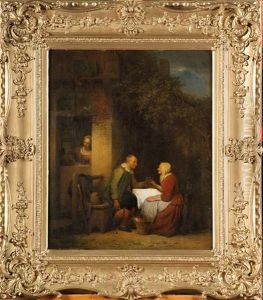 L"heure De La Collation by Ferdinand de Braekeleer