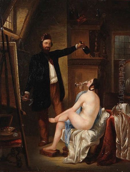 Le Peintre En Conversation Avec Son Modele - view 1
