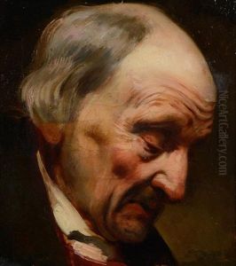 Portrait D'homme by Ferdinand de Braekeleer
