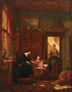The Joy Of Motherhood by Ferdinand de Braekeleer