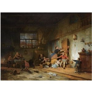 The Village School by Ferdinand de Braekeleer