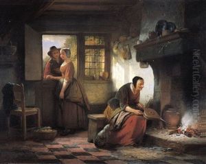 Le Feu Et Le Soleil by Ferdinand de Braekeleer