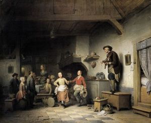 Het Kinderfeest by Ferdinand de Braekeleer