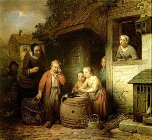 Le Chagrin D'enfant by Ferdinand de Braekeleer