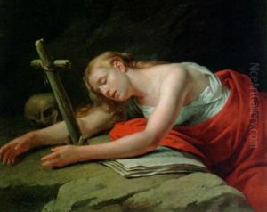 Mary Magdalen In Penitence by Ferdinand de Braekeleer