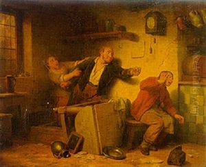 La Dispute Au Jeu De Cartes