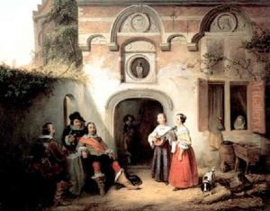 Das Konzert by Ferdinand de Braekeleer