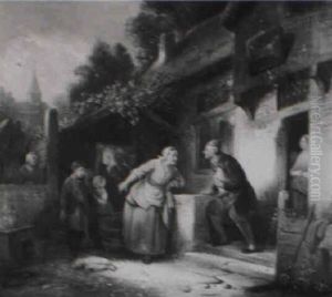 Genreszene by Ferdinand de Braekeleer