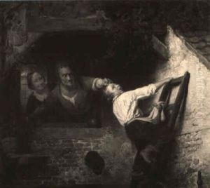 De Druivendief by Ferdinand de Braekeleer