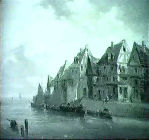 Kustenstadt by Ferdinand de Braekeleer