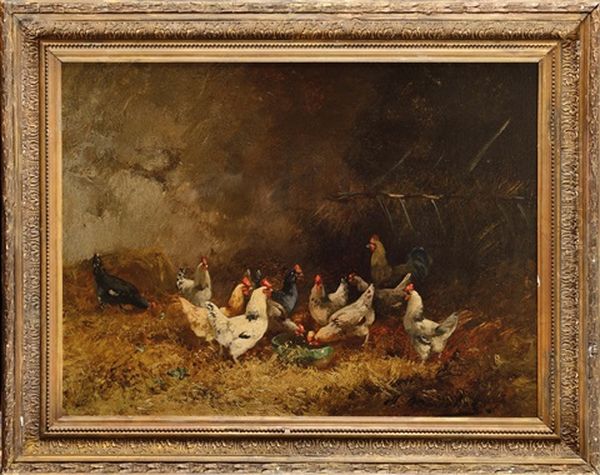Sous-bois Avec Chien Et Ramasseuse De Fagots - view 1