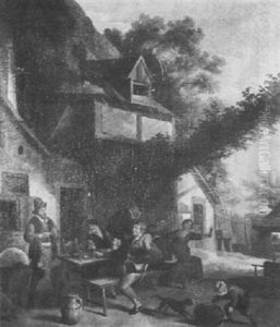 The Jolly Repast by Adrien Ferdinand de Braekeleer
