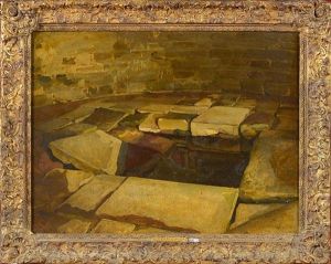 L"entree Des Oubliettes Du Chateau D"anvers by Henri de Braekeleer