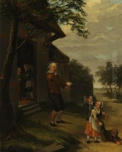 Die Ermahnung by Henri de Braekeleer