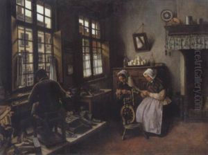 De Schoenmaker In Zijn Interieur