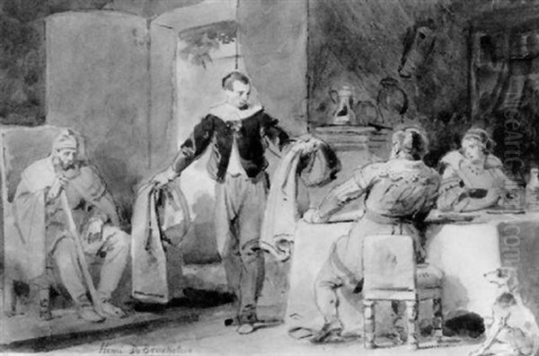 Scene D'interieur: Le Retour De L'enfant Prodigue - view 1
