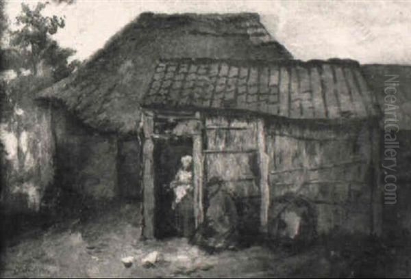 Paysans Devant La Ferme - view 1