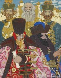 A Ceremonious Gathering by Leonid Brailowski